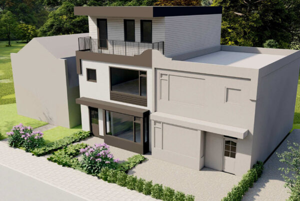 Arendsweg 41 dakopbouw Beverwijk Birdview