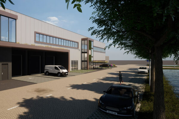 nieuw bedrijfspand goemans straatkant