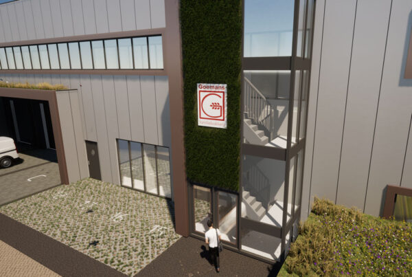 nieuw bedrijfspand goemans entree